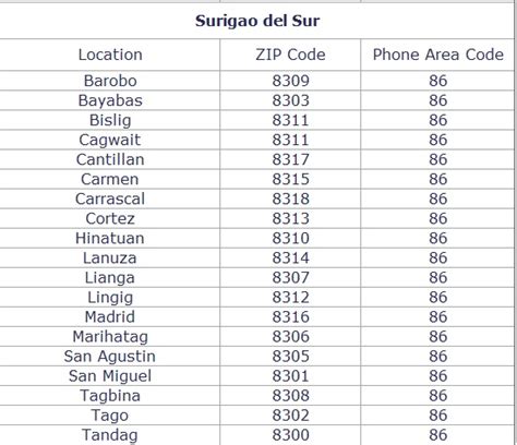 lingig surigao del sur zip code|Surigao Del Sur Zip Code and Area Code.